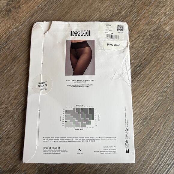 Wolford Individual Tights Ultra Sheer Met Look Cosmetic Medium - Picture 2 of 5